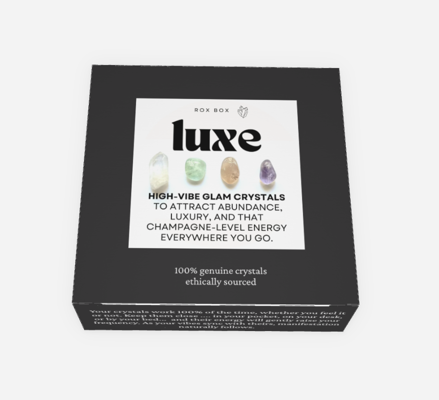 luxe - crystals for abundance - crystals for abundance - fun cheeky gift