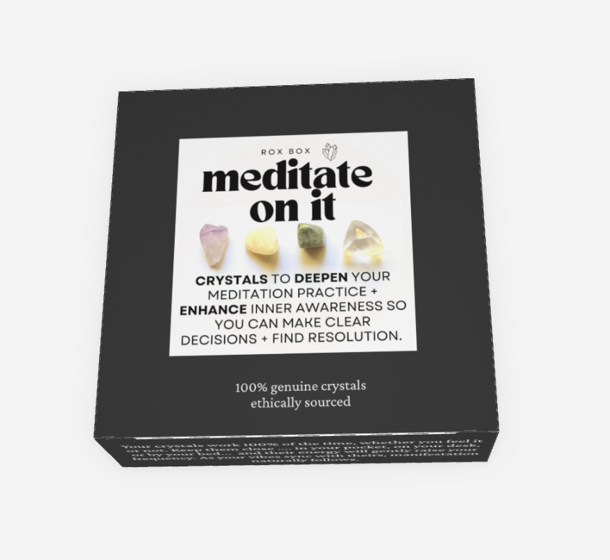 meditate on It - crystal gift for enhanced meditation - metaphysical gift