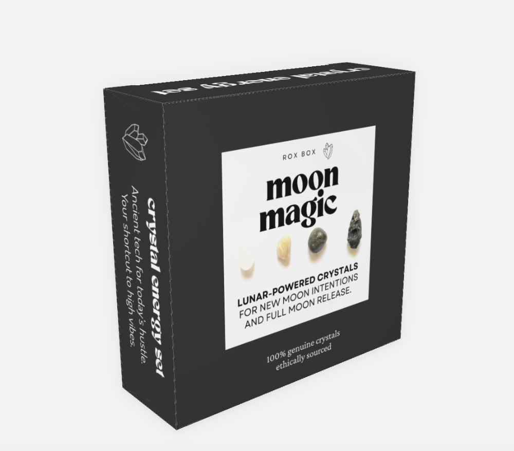 moon magic - crystals for intention - ritual , spiritual gift