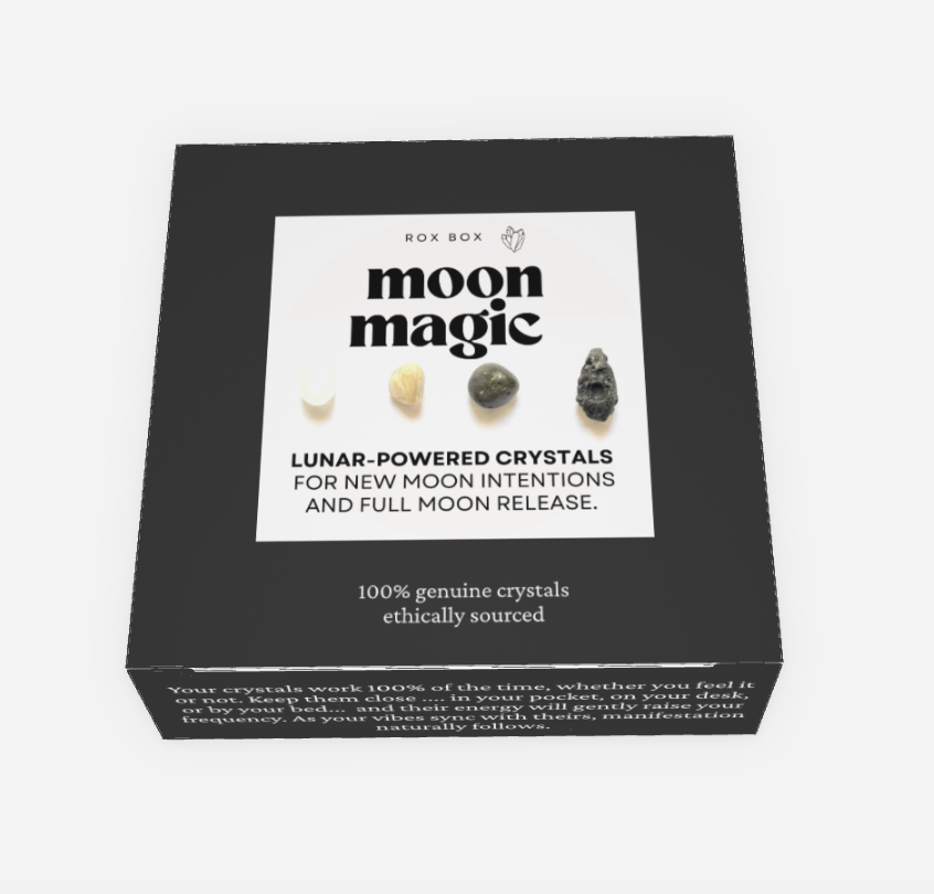 moon magic - crystals for intention - ritual , spiritual gift