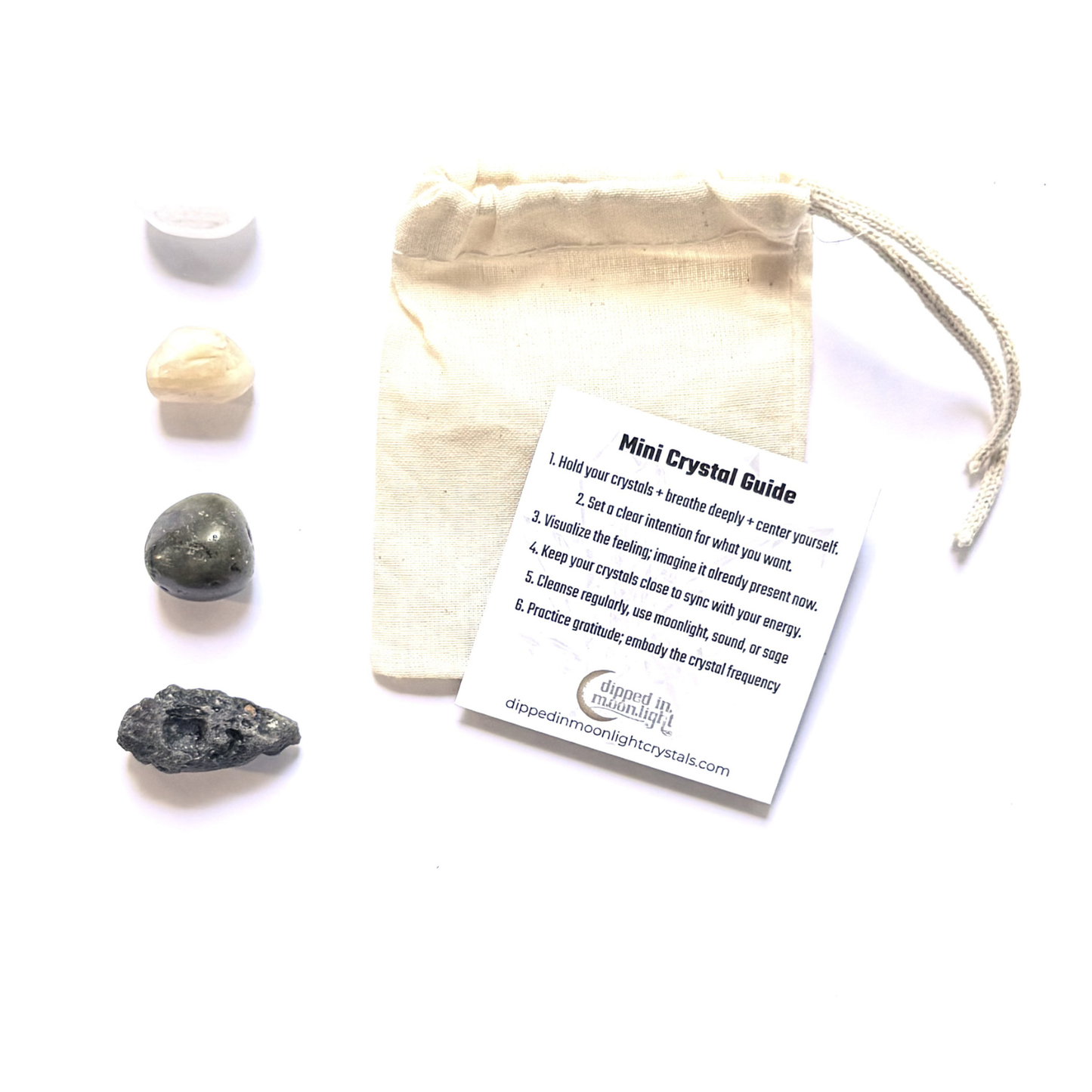 moon magic - crystals for intention - ritual , spiritual gift