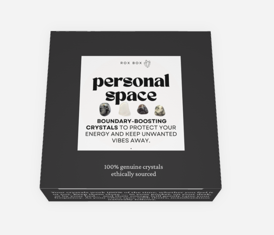 personal space - crystals for energy protection - funny cheeky gift