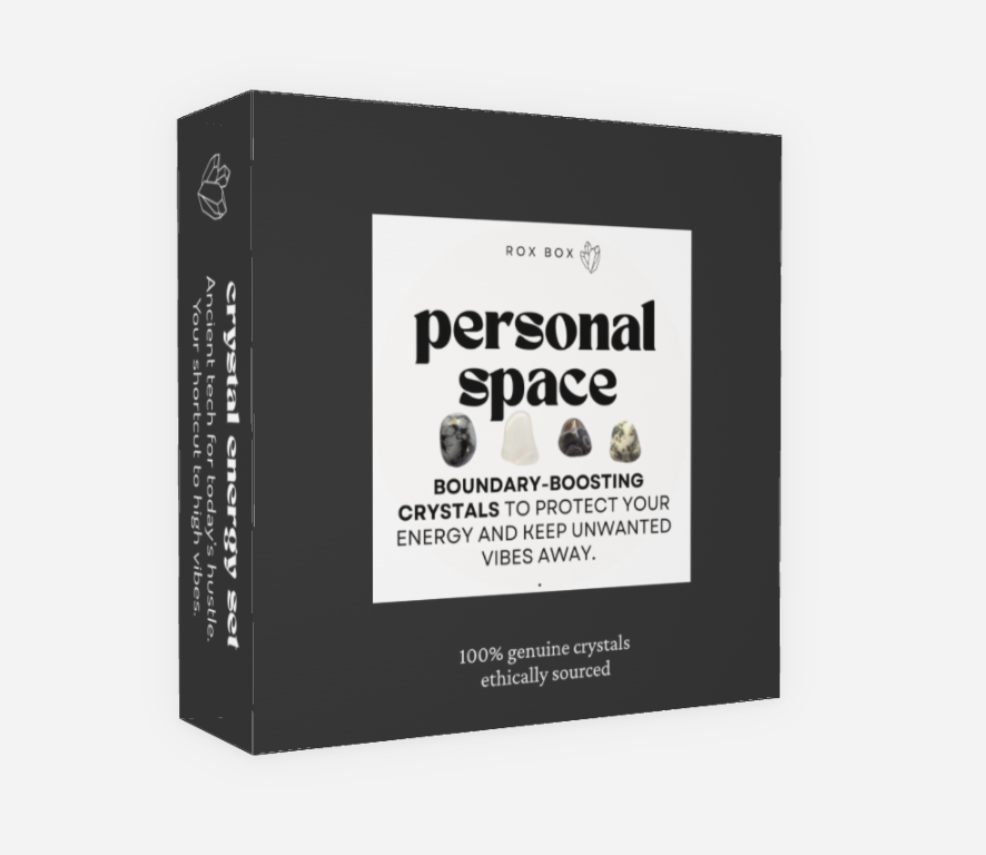 personal space - crystals for energy protection - funny cheeky gift