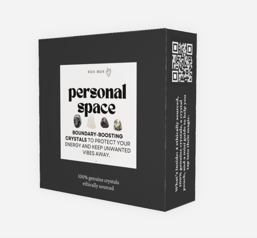 personal space - crystals for energy protection - funny cheeky gift