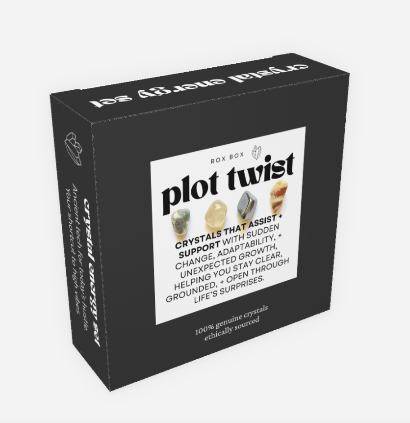 plot twist - crystal gift for flexibility - cheeky gift funny gift