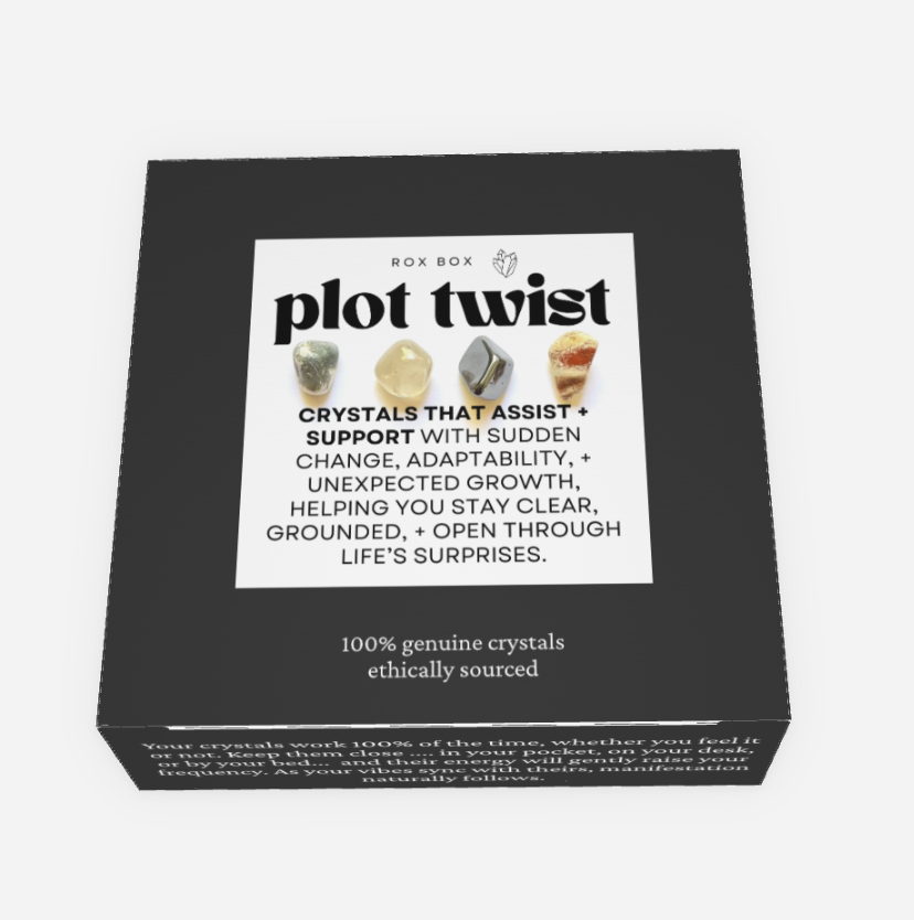 plot twist - crystal gift for flexibility - cheeky gift funny gift