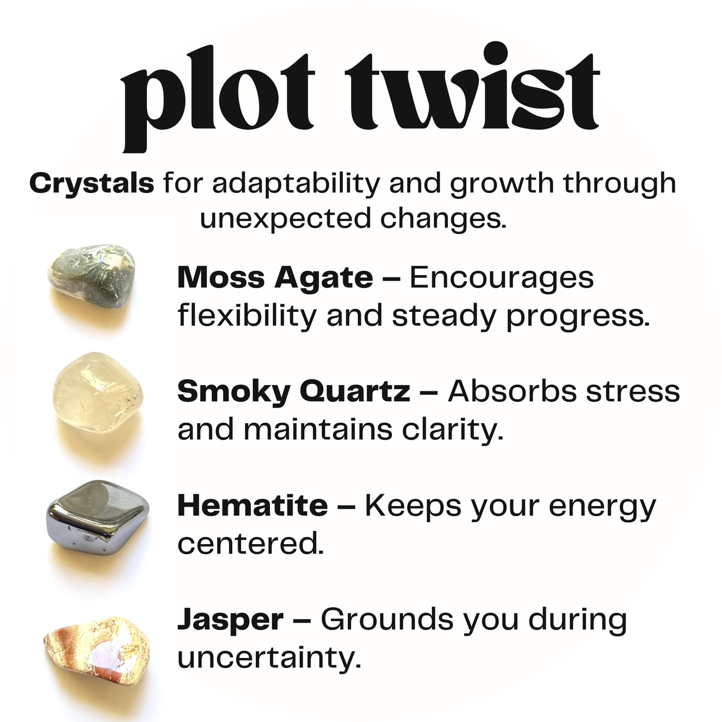 plot twist - crystal gift for flexibility - cheeky gift funny gift