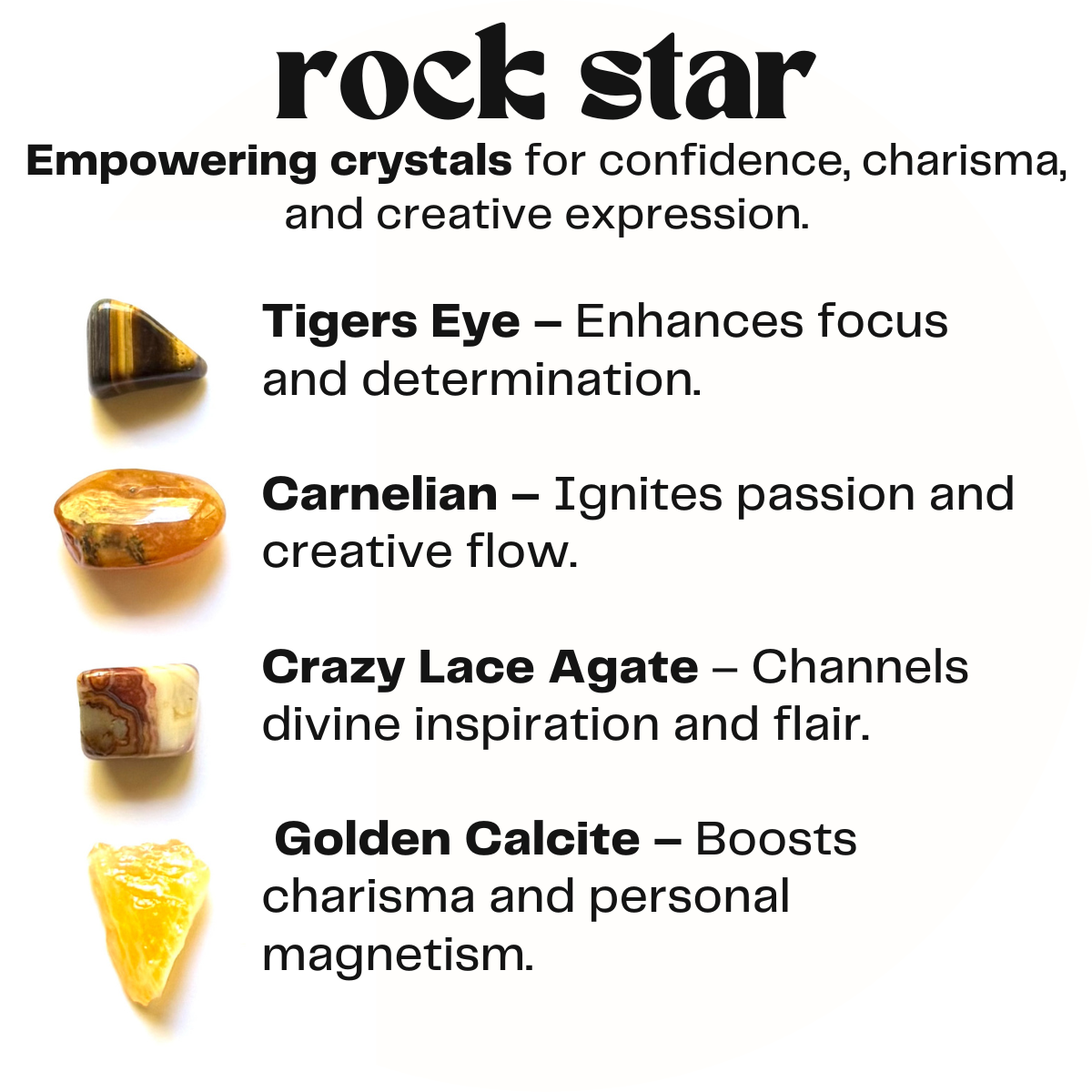 rock star - crystal gift for empowerment - cheeky gift funny gift
