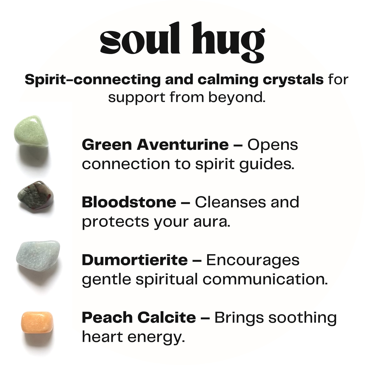soul hug - crystals for spirit connection - Care Package Gift