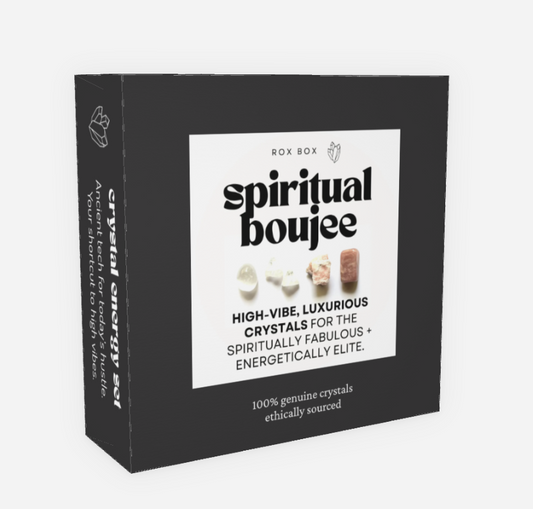 spiritual boujee - crystal gift for high vibes - cheeky gift funny gift