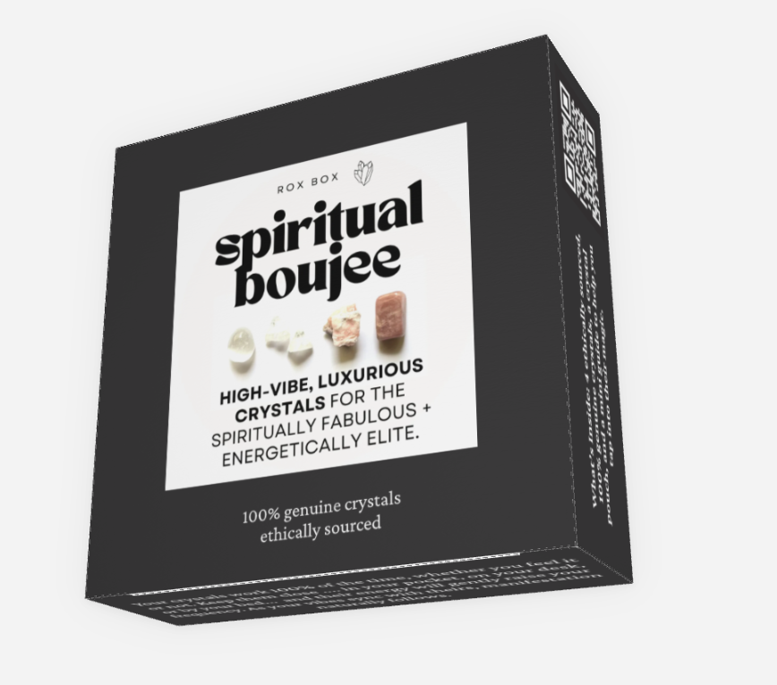 spiritual boujee - crystal gift for high vibes - cheeky gift funny gift