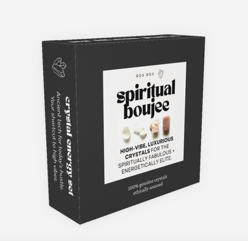 spiritual boujee - crystal gift for high vibes - cheeky gift funny gift