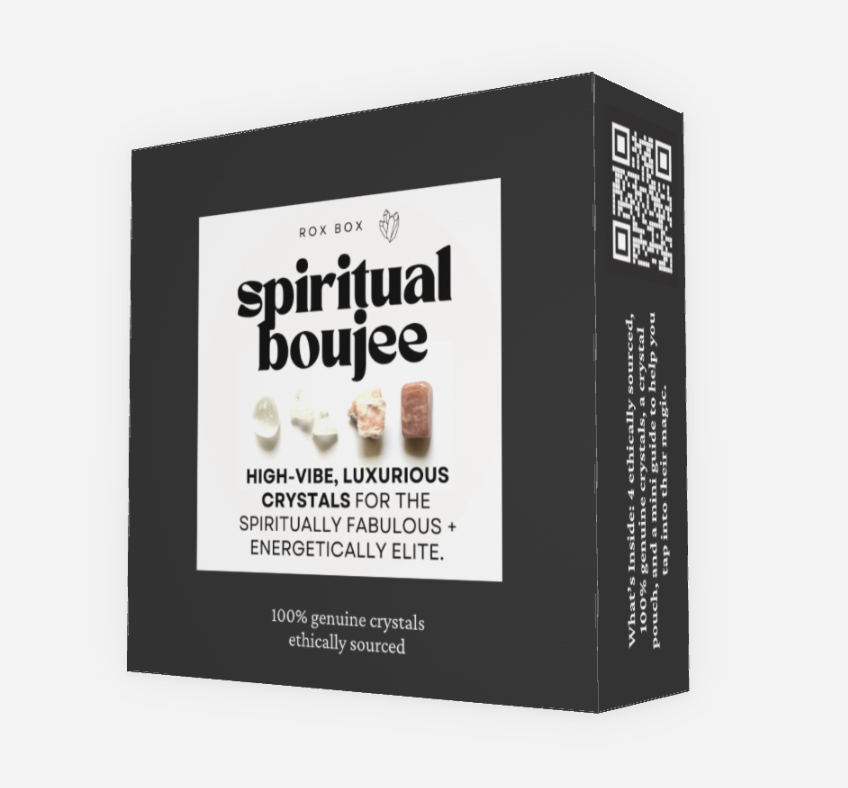 spiritual boujee - crystal gift for high vibes - cheeky gift funny gift
