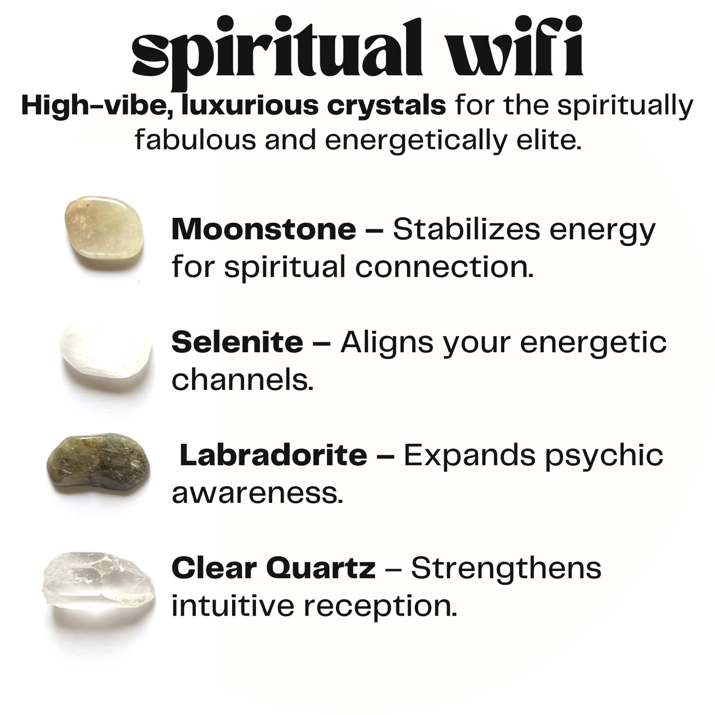 spiritual WiFi - crystal gift for - intuition - cheeky gift witchy gift