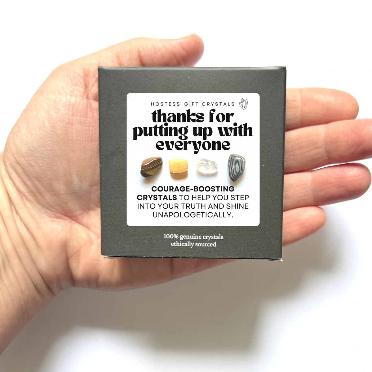 Holiday and Hostess  X Crystal Energy Sets - gemstone holiday magic, hostess energy, and a little crystal-powered good cheer