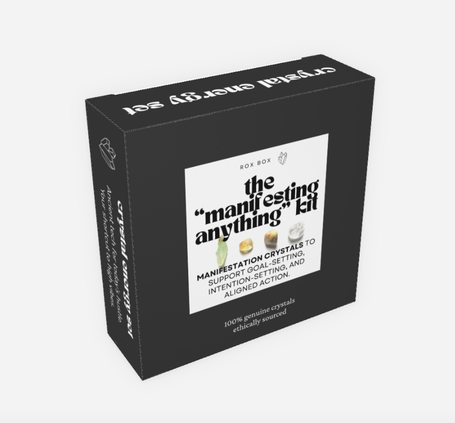 the “manifesting anything” kit - crystals for abundance - cheeky gift funny gift