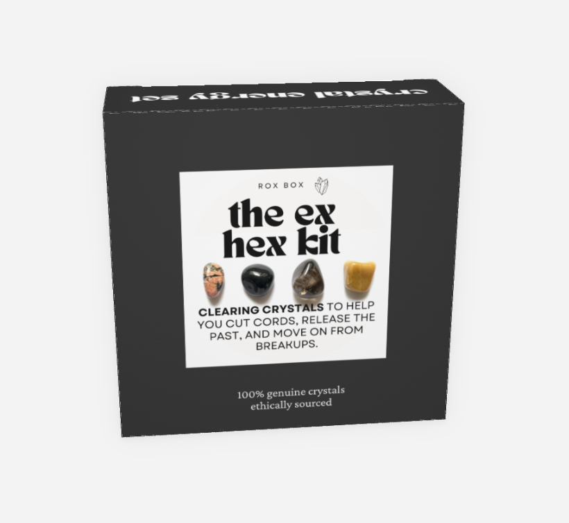 the ex hex kit - crystals for letting go - cheeky gift funny gift