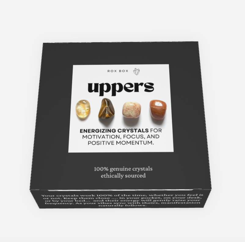 uppers - crystal gift for motivation + focus - cheeky gift funny gift