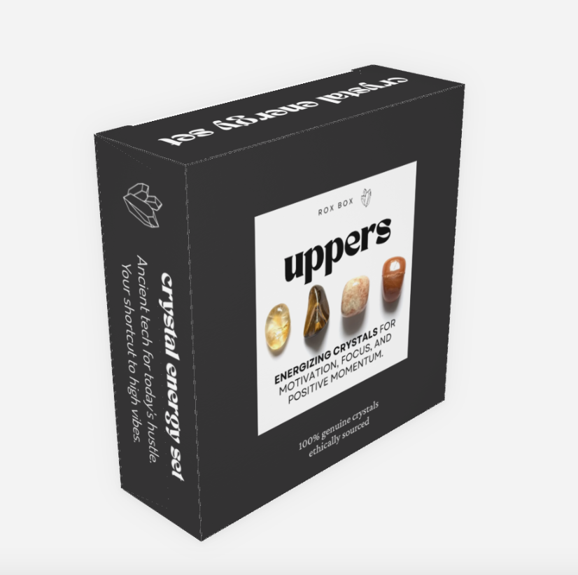 uppers - crystal gift for motivation + focus - cheeky gift funny gift