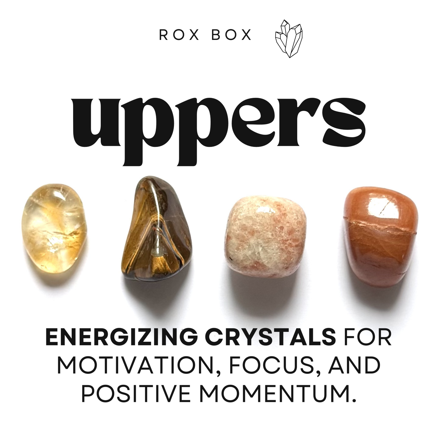 uppers - crystal gift for motivation + focus - cheeky gift funny gift