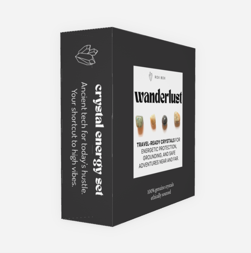 wanderlust - crystal gift for safe travels - cheeky gift funny gift