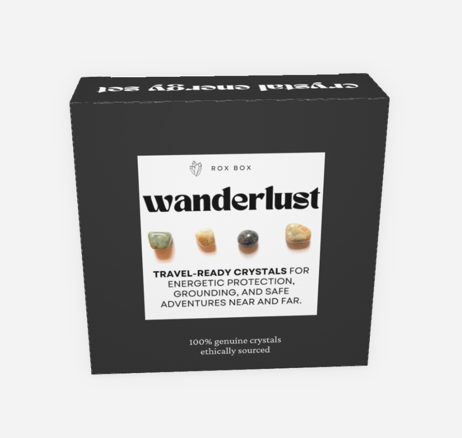 wanderlust - crystal gift for safe travels - cheeky gift funny gift