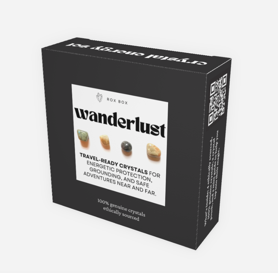 wanderlust - crystal gift for safe travels - cheeky gift funny gift