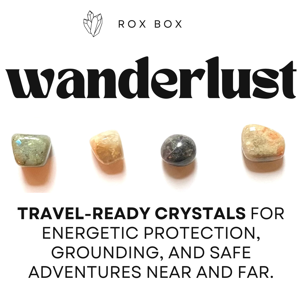 wanderlust - crystal gift for safe travels - cheeky gift funny gift