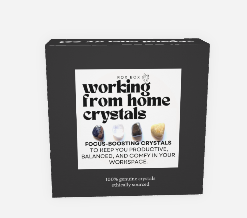 working from home crystals - crystals for focus - fun cheeky gift
