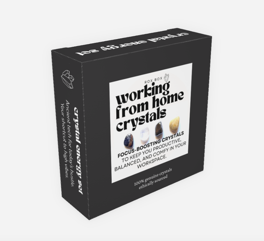 working from home crystals - crystals for focus - fun cheeky gift