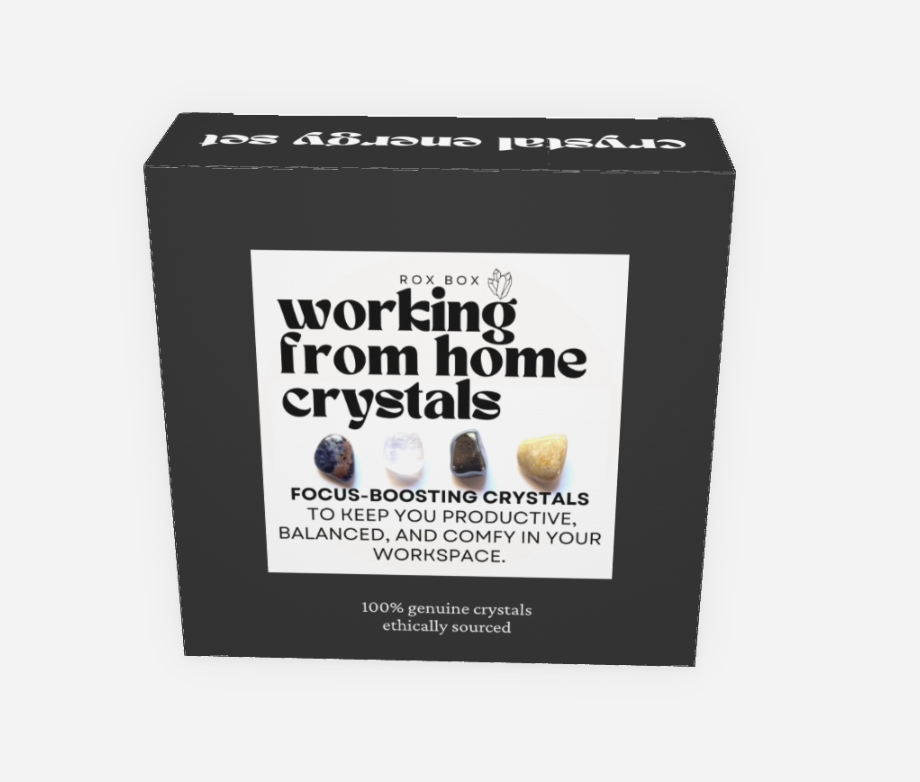 working from home crystals - crystals for focus - fun cheeky gift