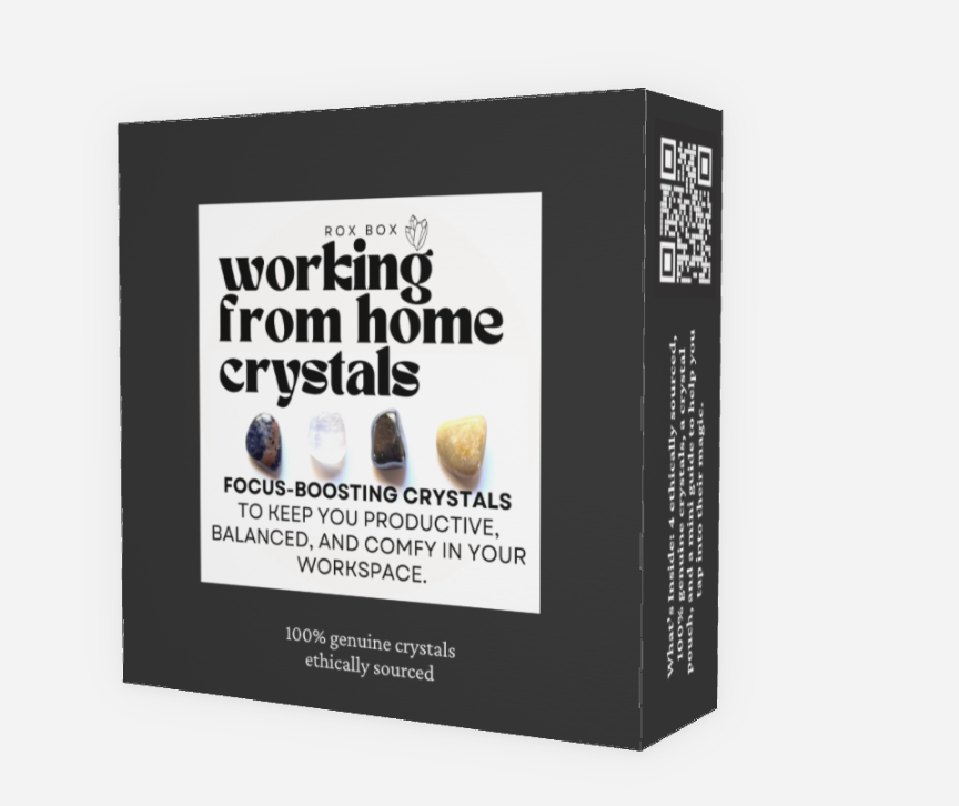 working from home crystals - crystals for focus - fun cheeky gift