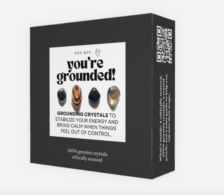you’re grounded! - crystals for stability - cheeky gift funny gift