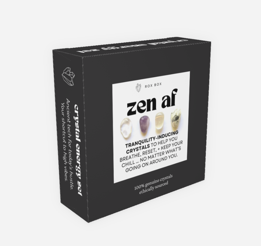 zen AF- crystal gift for tranquility - cheeky gift funny gift
