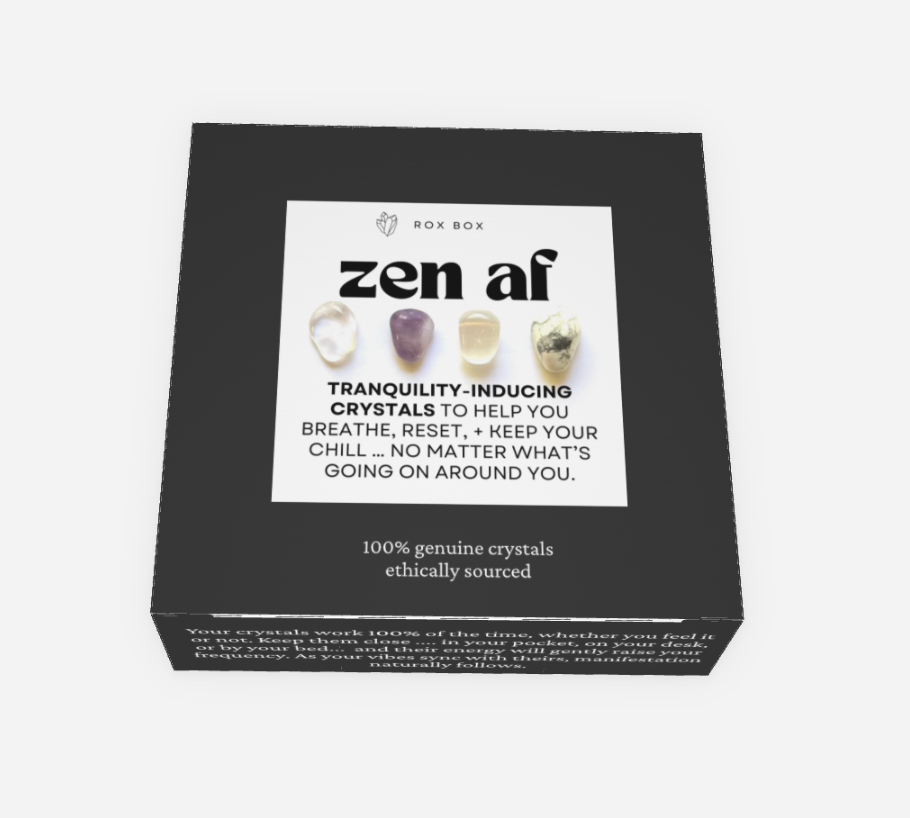 zen AF- crystal gift for tranquility - cheeky gift funny gift