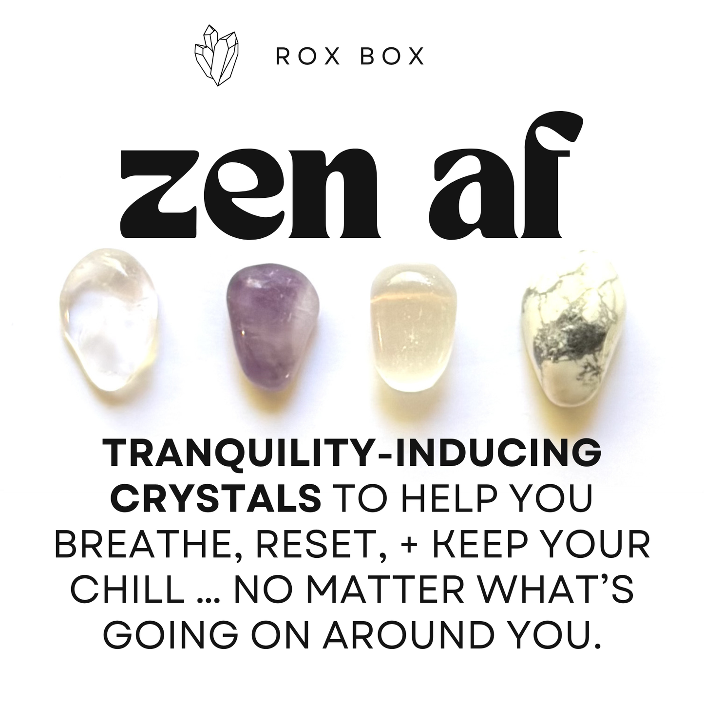 zen AF- crystal gift for tranquility - cheeky gift funny gift